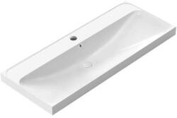 SAT Bútor mosogató SAT Brevis 121x47, 5 cm fehér fényes felülettel akkumulátor lyuk középen SATBRE12046 (9120C)