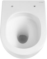 Oltens Hamnes vas wc agăţat fără margine cu spălare turbionară alb lucios 42053000 (42053000)