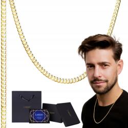  ARANY FÉRFI LÁNC PANCERKA 60 cm teljes kovácsolt erős lánc 3, 2 mm EZÜST