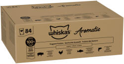 Whiskas 84x85g Whiskas 1+ Adult illatos fúzió szószban nedves macskatáp