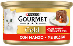 Gourmet 48x85g Gourmet Gold Melting Heart marha nedves macskatáp