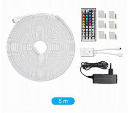 Vention Silicone Neon LED strip with IR remote control and 12V DC power supply, 5m (PAEWJ-EU)