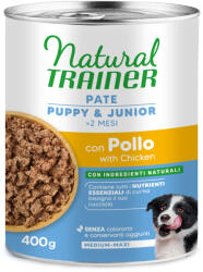 Natural Trainer 12x400g Natural Trainer Medium & Maxi Puppy & Junior nedves kutyatáp