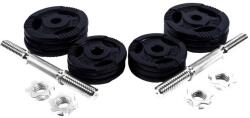 Gorilla Sports Állítható súlyzó készlet 27, 5 kg fekete (100971-00019-0030) - kokiskashop