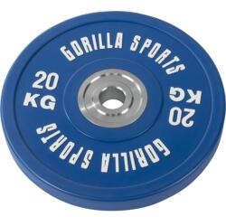 Gorilla Sports Súlytárcsa gumírozott 20 kg (100946-00001-0025) - kokiskashop Súlytárcsa