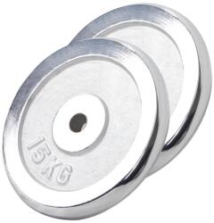 Gorilla Sports Súlytárcsa szett krómozott 2 x 15 kg (100702-00004-0111) - kokiskashop Súlytárcsa
