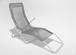 CHOMIK Szürke kertipárna 137x58x24/H94 cm *3663 (CH-LEZ3663)