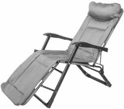 Forsage Összecsukható napozóágy (szürke) 200 kg-ig (F64613)