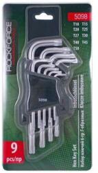 ROCKFORCE Torx kulcsok T10-T50, 9 darabos készlet (F5803)
