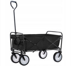 Garden Line Fekete Összecsukható Kerti Kocsi 116x54x90cm *2426 (CH-WOZ2426)