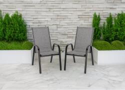 Garden Line 2 SZÜRKE KERTI SZÉK SZETT 54 x 72 x 96 *9917 (CH-NEO9917)