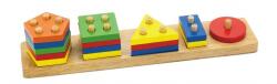 Viga Toys Sortator-stivuitor de forme geometrice, Viga