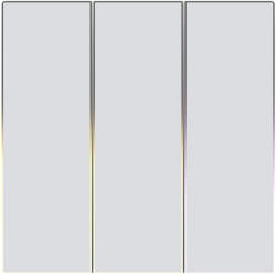 Avatto Érintéses ZigBee fénykapcsoló Avatto TS60-EU-W3 Triple TUYA (fehér) (ZTS60-EU-W3) - boxon