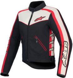 Alpinestars Stella T-Dyno Water Resistant női motoros kabát fekete-bézs-piros