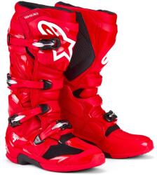 Alpinestars Tech 7 motoros csizma piros