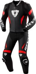 Revit Argon 3 motoros kétrészes overál fekete-fluo piros