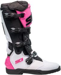SIDI X Power SC motoros csizma fehér-fekete-rózsaszín