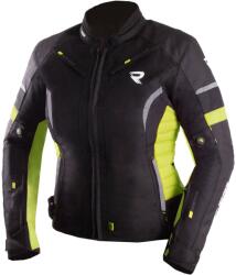 Street Racer Betty II női motoros kabát fekete-fluo sárga