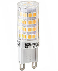 LED Labs LED lámpa G9 (4W/220°) Rúd XXS - meleg fehér (TR-G9-4W-WW (21-3100-03))