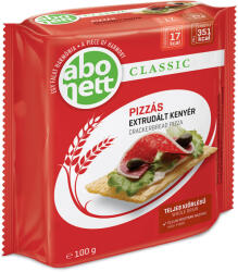 Abonett teljes kiőrlésű extrudált kenyér pizzás - 100g