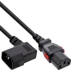 InLine Cablu prelungitor de alimentare C13 lockable la C14 drept/unghi 90 grade 5m, InLine IL16935A (IL16935A)