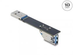 Delock Extensie USB 10Gbps T-M unghi 90 grade jos, Delock 67422 (67422)