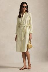 Ralph Lauren pamut ruha - sárga 38