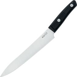 DUE CIGNI Slicing knife, 22 cm blade, stainless steel 4116, black G10 2C 2107 G10