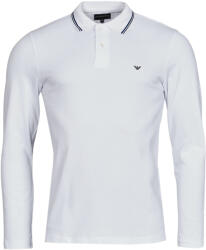 Giorgio Armani Tricou Polo manecă lungă Bărbați 8N1FB5 Emporio Armani Alb IT L