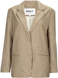 Only Sacouri și Blazere Femei ONLMOLLY L/S OVS CHECK BLAZER TLR Only Bej FR 40