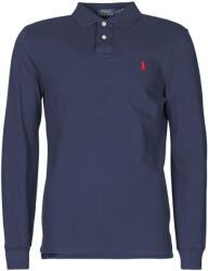 Ralph Lauren Tricou Polo manecă lungă Bărbați POLO AJUSTE DROIT EN COTON BASIC MESH LOGO PONY PLAYER Polo Ralph Lauren albastru EU M