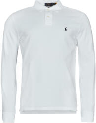 Ralph Lauren Tricou Polo manecă lungă Bărbați POLO COUPE DROITE EN COTON BASIC MESH Polo Ralph Lauren Alb EU XXL