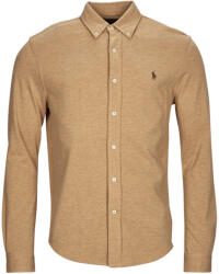 Ralph Lauren Cămăsi mânecă lungă Bărbați CHEMISE AJUSTEE COL BOUTONNE EN POLO FEATHERWEIGHT Polo Ralph Lauren Bej EU XL