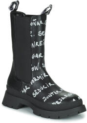 Desigual Ghete Femei SHOES CHELSEA HIGH LETTERING Desigual Negru 37