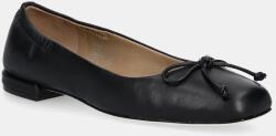 BOSS bőr balerina cipő Luara - fekete Női 40 - answear - 51 880 Ft