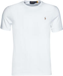 Ralph Lauren Tricouri mânecă scurtă Bărbați TRICOU CAMBRAT DIN BUMBAC PIMA Polo Ralph Lauren Alb EU XS