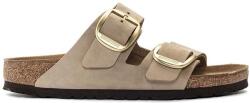 Birkenstock papucs velúrból Arizona Big Buckle - bézs Női 40