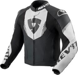 Revit Geacă de piele pentru motocicletă Revit Argon 3, negru-alb (REFJL152-1600)