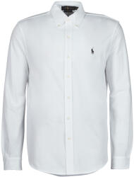 Ralph Lauren Cămăsi mânecă lungă Bărbați CHEMISE AJUSTEE COL BOUTONNE EN POLO FEATHERWEIGHT Polo Ralph Lauren Alb EU XS