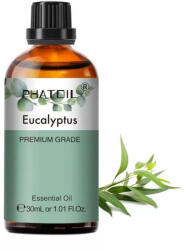 Phatoil Prémium Esszenciális Illóolaj Diffúzorokhoz 30ml - Eukaliptusz (30mlEucalyptus)