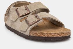 Birkenstock gyerekszandál velúrból Milano - bézs 39
