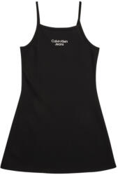 Calvin Klein Jeans Rochii scurte Fete STACK LOGO PUNTO STRAP Calvin Klein Jeans Negru 16 ani