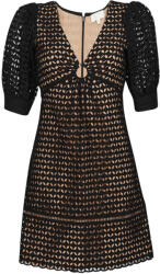 Michael Kors Rochii scurte Femei GEO EYELET MINI DRESS MICHAEL Michael Kors Negru T4