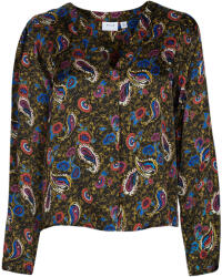 VILA Cămăși și Bluze Femei VISURINA V-NECK L/S TOP/ Vila Multicolor FR 36