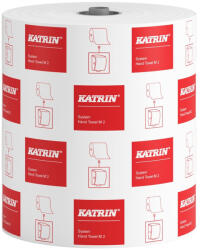 Katrin Kéztörlő 2 rétegű tekercses átmérő: 19 cm 190 lap/200 m/tekercs 6 tekercs/karton System Katrin_97425 fehér (97425)