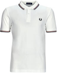 Fred Perry Tricou Polo mânecă scurtă Bărbați TWIN TIPPED FRED PERRY SHIRT Fred Perry Alb EU L