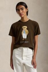 Ralph Lauren pamut póló - barna M - answear - 68 990 Ft