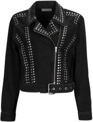 Only Jachete din piele și material sintetic Femei ONLGILLA LS STUD DNM BIKER JACKET CRO Only Negru EU XL