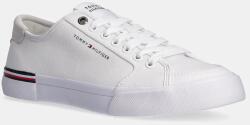 Tommy Hilfiger sportcipő CORE CORPORATE VULC CANVAS - fehér Férfi 46