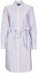 Tommy Hilfiger Rochii scurte Femei ORG CO GBL STP KNEE SHIRT DRESS Tommy Hilfiger Alb FR 40
